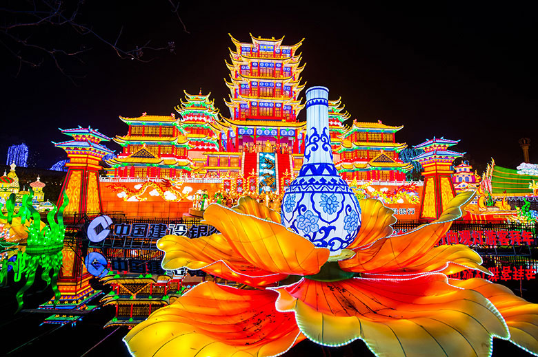 自貢彩燈公園燈會(huì)美景賞析