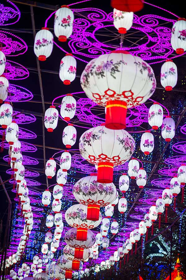 自貢花燈燈會(huì)美景